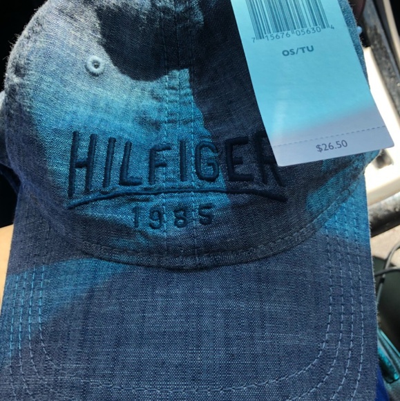 tommy hilfiger accessories blue jean material hat poshmark